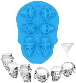Isbitformet 3D-hodeskalle med trakt