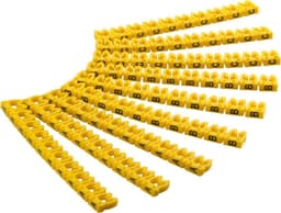 Goobay Kabelmerking, bokstavene A – C, for kabeldiameter opp til 4 mm
