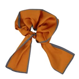 INF Scrunchie med tørklæde detalje Orange