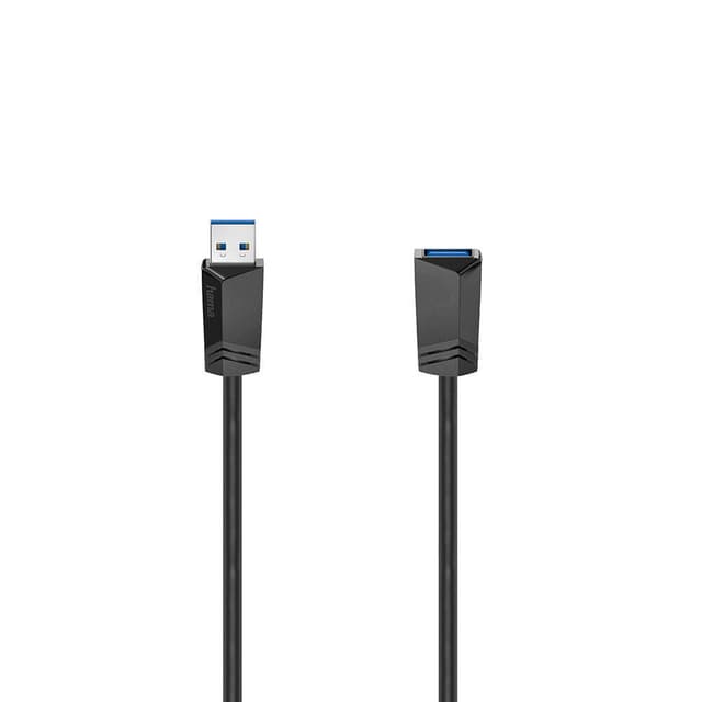 HAMA Kabel USB-forlenger 3.0 5 Gbit/s 1.5m Svart