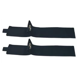 Kabelband / hållare justerbar nylon 17" Svart 2-pack