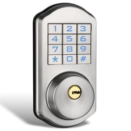Smart dørlås med tastatur 3 kontrollposisjoner 6 deler Sølv