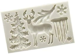 Bageware med juletema af silikone / Flere motiver