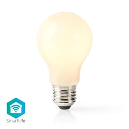 WiFi Smart-LED-Pære | E27 | A60 | 5 W | 500 lm | Hvit