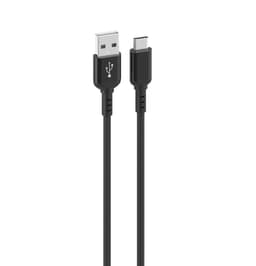 USB-C ladekabel / datakabel 3A - 1 m - sort