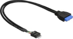 DeLOCK intern kabel fra USB 3.0 til USB 2.0, IDC20 hun - IDC10 han, 0,