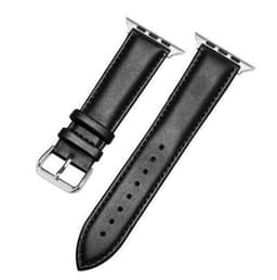 Klockarmband i Läderimitation till Apple Watch, 44mm, Svart
