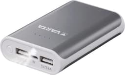 Kannettava Varavirtalähde 6000 mAh Harmaa