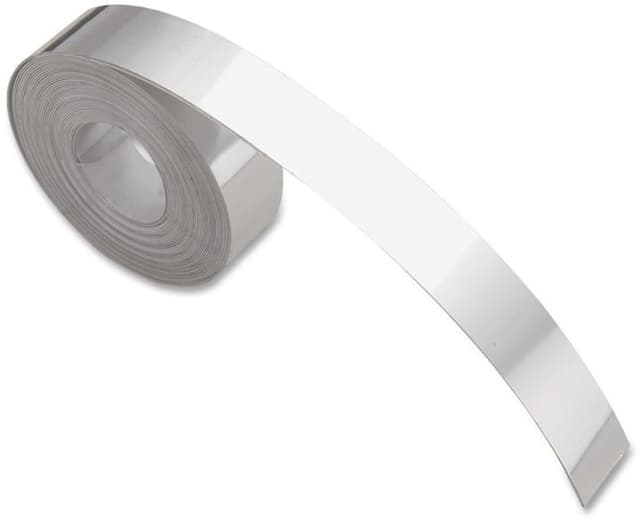 DYMO M11 Aluminiumtejp för prägling, utan lim, 12mm, 4.80m (31000)