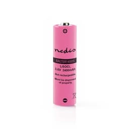 Nedis Litium Tionyylikloridi Paristo ER14505 | 3.6 V DC | 2400 mAh | 1 - Läpipainopakkaus | Pinkki