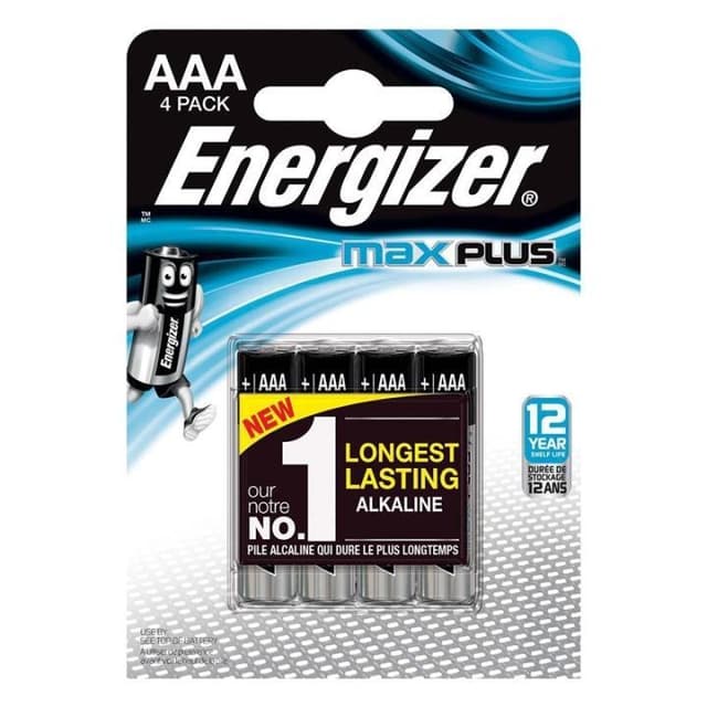 Energizer Alkaliska Batterier AAA 1.5 V 4-Blister
