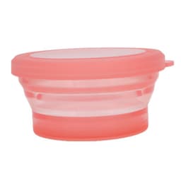 Sammenleggbar matboks 400 ml silikon Rød
