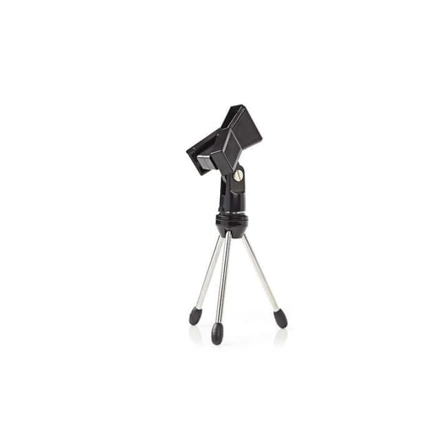 Bordsstativ för mikrofon | Max 0.8 kg | Svart | | Silver