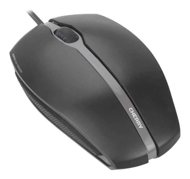 Cherry optisk mus 2 knappar+scroll, USB, svart (JM-0300-2)