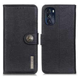 KHAZNEH Motorola Moto G 5G 2022 Plånboksfodral - Svart