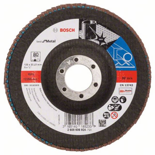 Lamellslipplatta Bosch Accessories 2608606924 Diameter