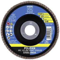 Lamellslipskiva PFERD 69300935 Diameter 125 mm N/A 10
