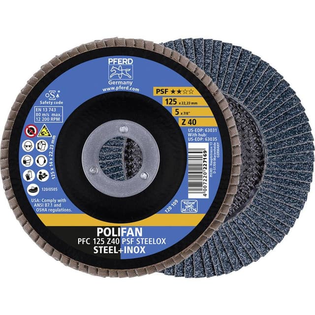Lamellslipskiva PFERD 67764125 Diameter 125 mm N/A 10