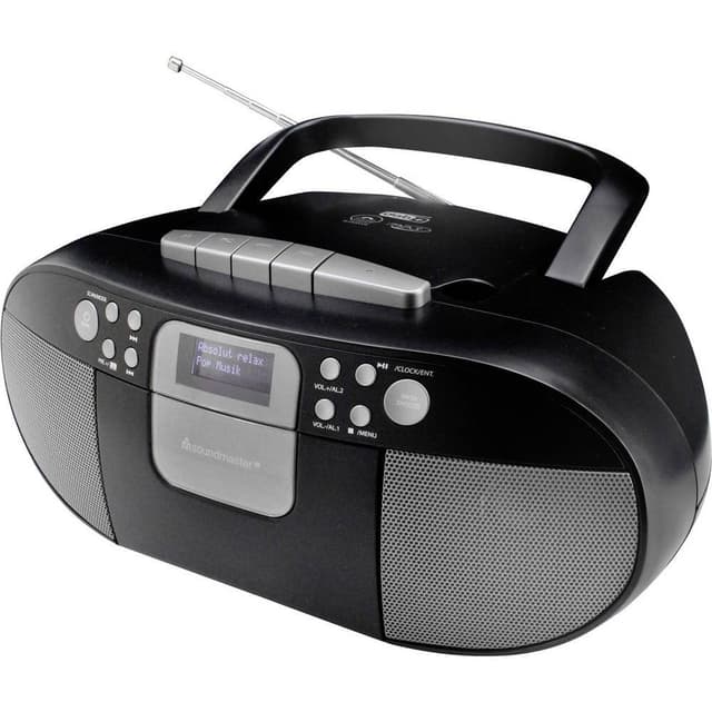 soundmaster SCD7800SW Kassettradio DAB+, FM AUX, CD,