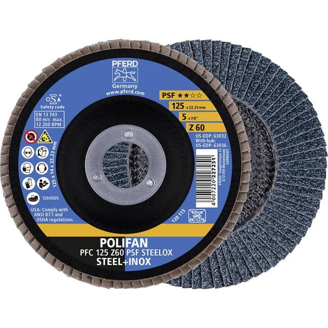 Lamellslipskiva PFERD 67766125 Diameter 125 mm N/A