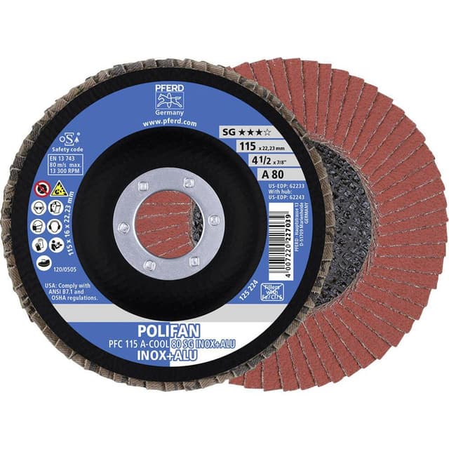 PFERD 67758115 POLIFAN-slipskiva PFC 115 A-COOL 80 SG