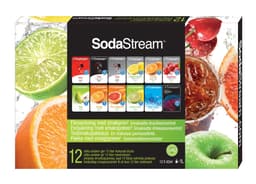Sodastream startpakke med 12 stk. à 42 ml