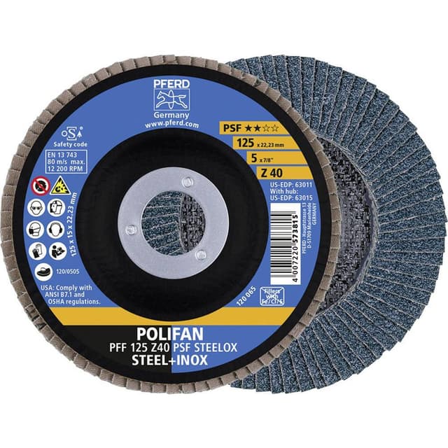 Lamellslipskiva PFERD 67664125 Diameter 125 mm N/A 10