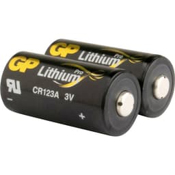 Fotobatteri CR123A Litium GP Batteries GPCR123A 1400