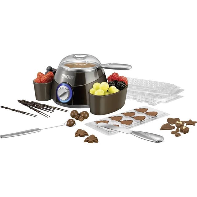 Chokladfontän Unold Chokolatier Brun, Silver