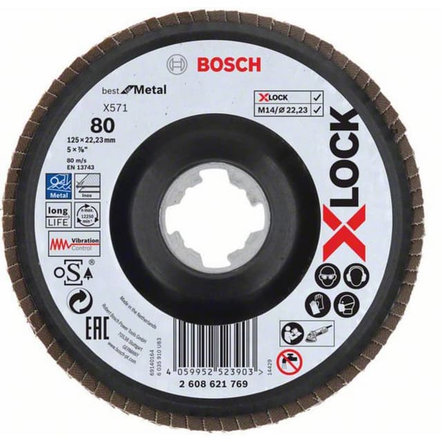 Lamellslipskiva Bosch Accessories 2608621769 N/A 1 st