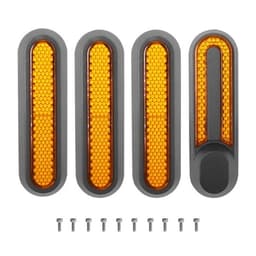 Hjulkapsler med refleks for Xiaomi Mijia 1S/Pro 2 - gul