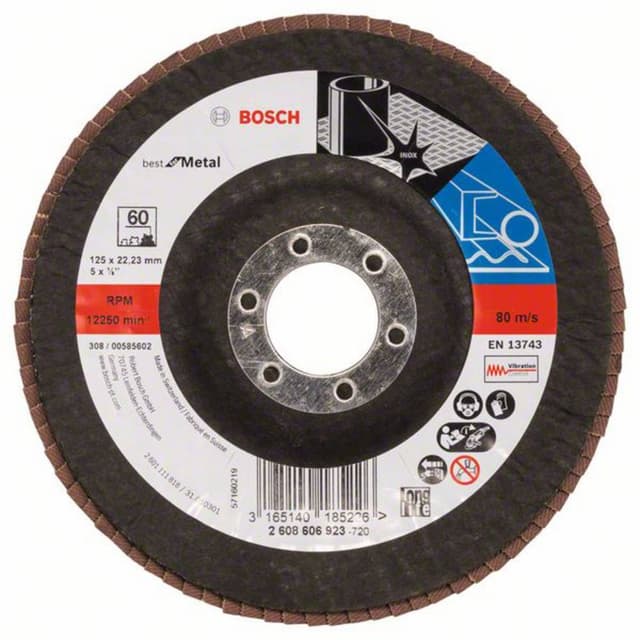 Bosch Accessories 2608606923 Lamelslibeskive Diameter