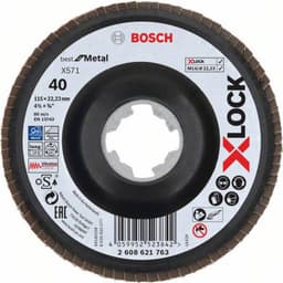 Lamellslipskiva Bosch Accessories 2608621763 Diameter