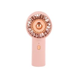 Håndholdt vifte USB oppladbar 2 deler Rosa