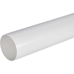 Rör-ventilationssystem 100 Rör utan muff Wallair