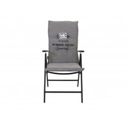 Positionsdyna 6-pack 116x46 cm ljusgrå/vit/svart med tryck