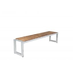 Utebänk zenia - akacia/zink