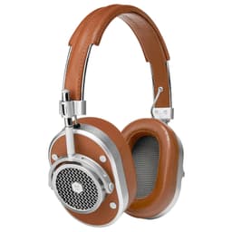 Master&Dynamic MH40 around-ear hörlurar (silver/brun)