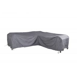 Möbelskydd l-form - 254x254x90x66 cm - grå