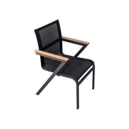 Loungestol/karmstol 2-pack mexico - svart / teak