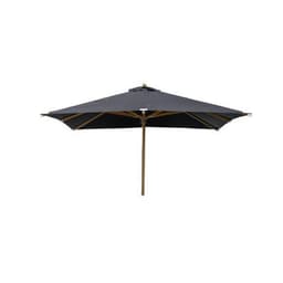 Parasoll kvadratiskt 300x270 cm naxos - svart / trä