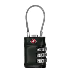 TSA Bagasjelås 3 siffer 87x33 mm Svart