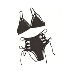 Bikinit (M), ylä- ja alaosa musta