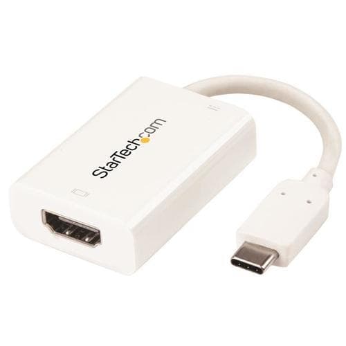StarTech.com USB -C til HDMI -videoadapter med USB -strømforsyning - 4K 60 Hz - vi