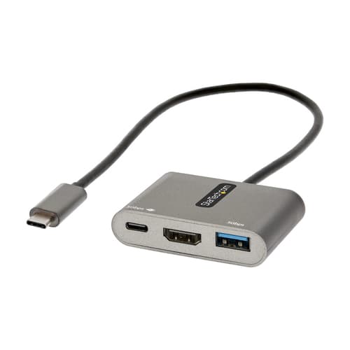 StarTech.com CDP2HDUACP2, Langallinen, USB 3.2 Gen 1 (3.1 Gen 1) Type-C, 100 W,