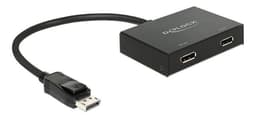 DeLOCK Displayport 1.2 jakaja, DP 1.2, DP++, musta