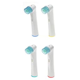 Ersättningstandborsthuvuden EB-17D 4-pack Vit all Braun electric tooth