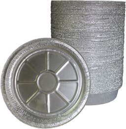 Air Fryer engångsform aluminiumfolie 50-pack Silver 17.2 cm