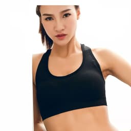 Sports-BH med Wrestler's Back Black (XL)