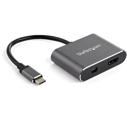 StarTech.com USB-C Multiportvideoadapter - HDMI eller Mini DisplayPort